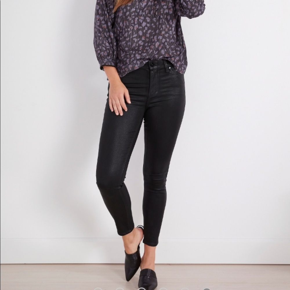 Paige Luxe Coating Pants Size 28